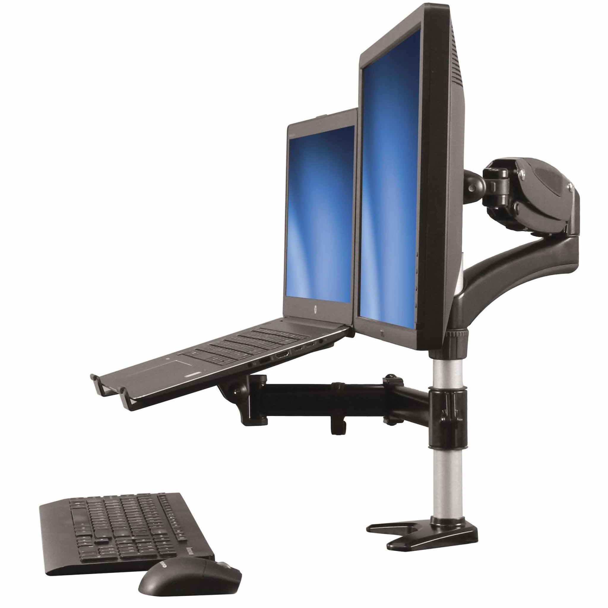 Voir la diapositive 2 : Startech Startech.com armunonb support d'écran plat pour bureau 68,6 cm (27 ) aluminium, noir
