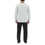 Voir la diapositive 2 : PIERRE CARDIN Ensemble Pyjama long homme en coton uni Logo poitrine