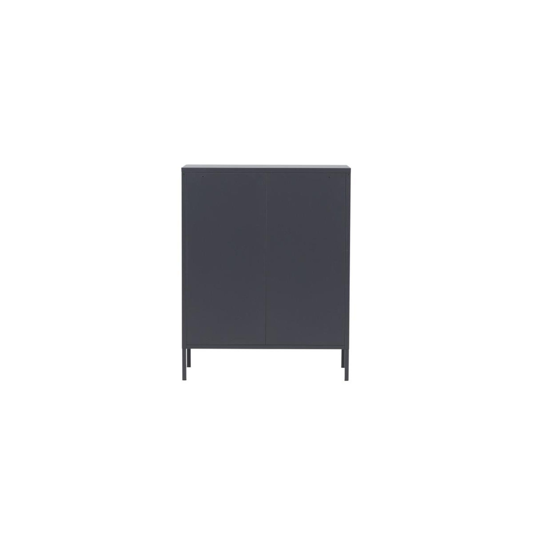 Voir la diapositive 6 : Paris Prix Buffet 2 portes en métal  misha  101cm gris