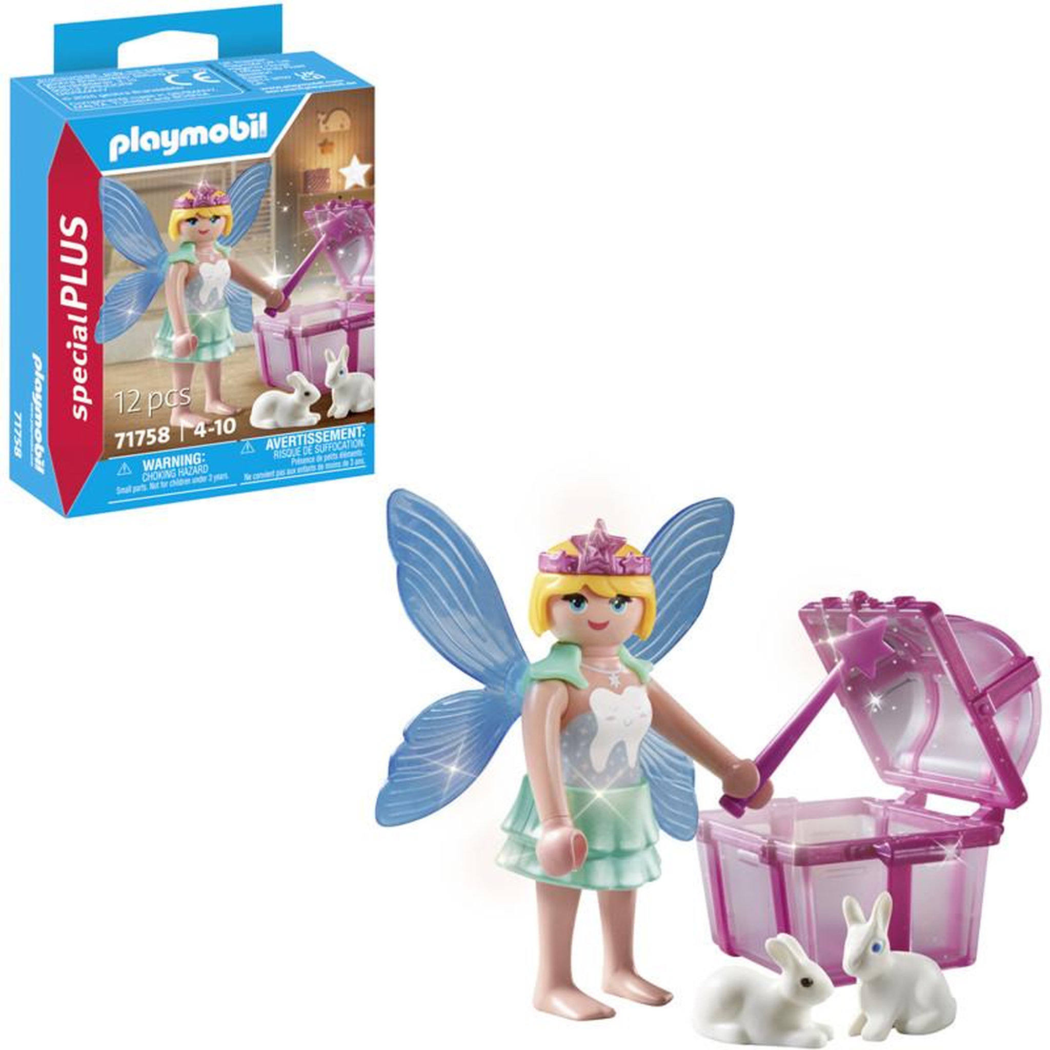Voir la diapositive 2 : PLAYMOBIL FEE + COFFRE ET LAPIN SPE+ PLAYMOBIL PLL71758