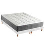 Voir la diapositive 1 : IDLITERIE Ensemble Matelas Ressort 7 zones H.28cm + Sommier Fabriqué en France MAX