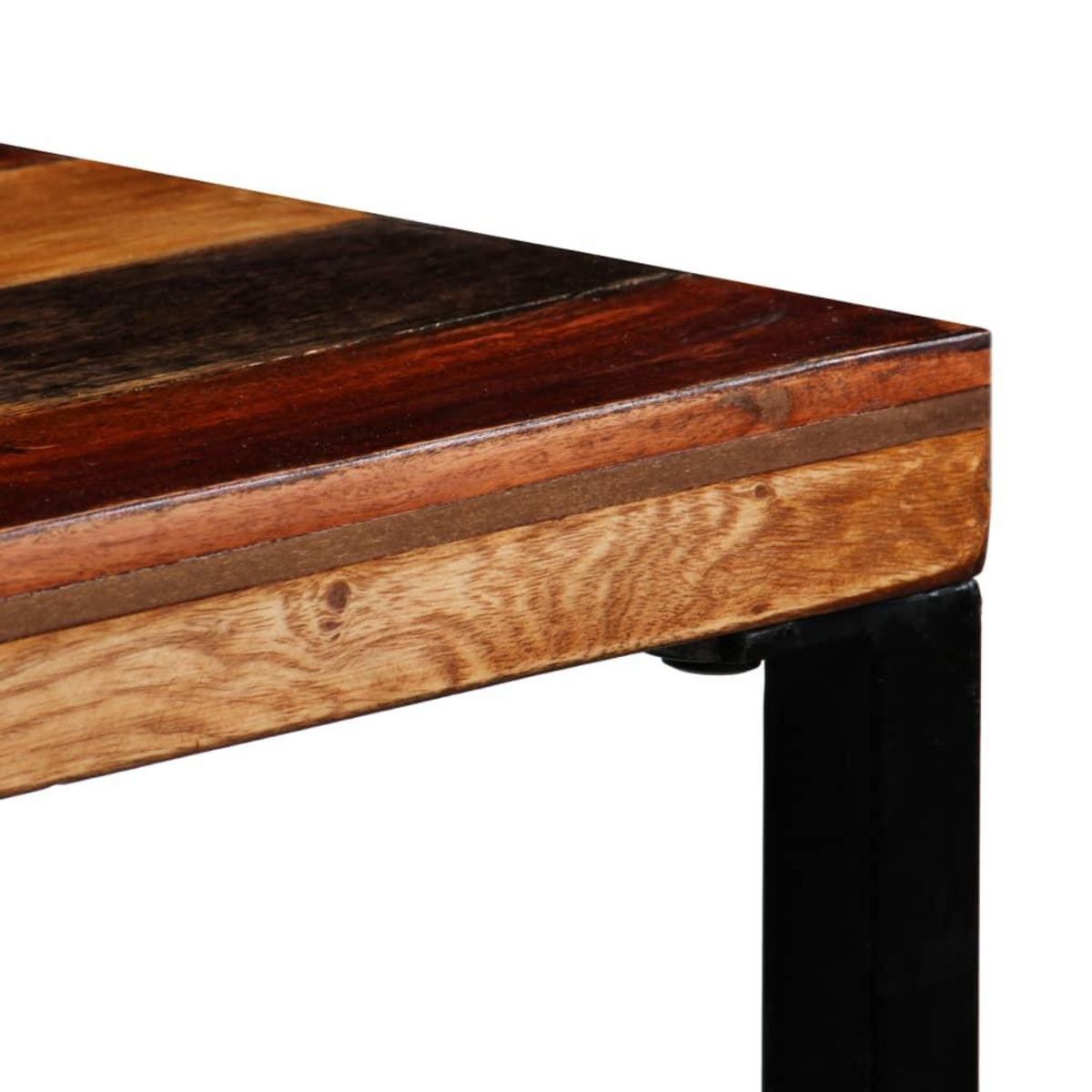 VIDAXL Table de bar Bois de recuperation massif 120x60x106 cm