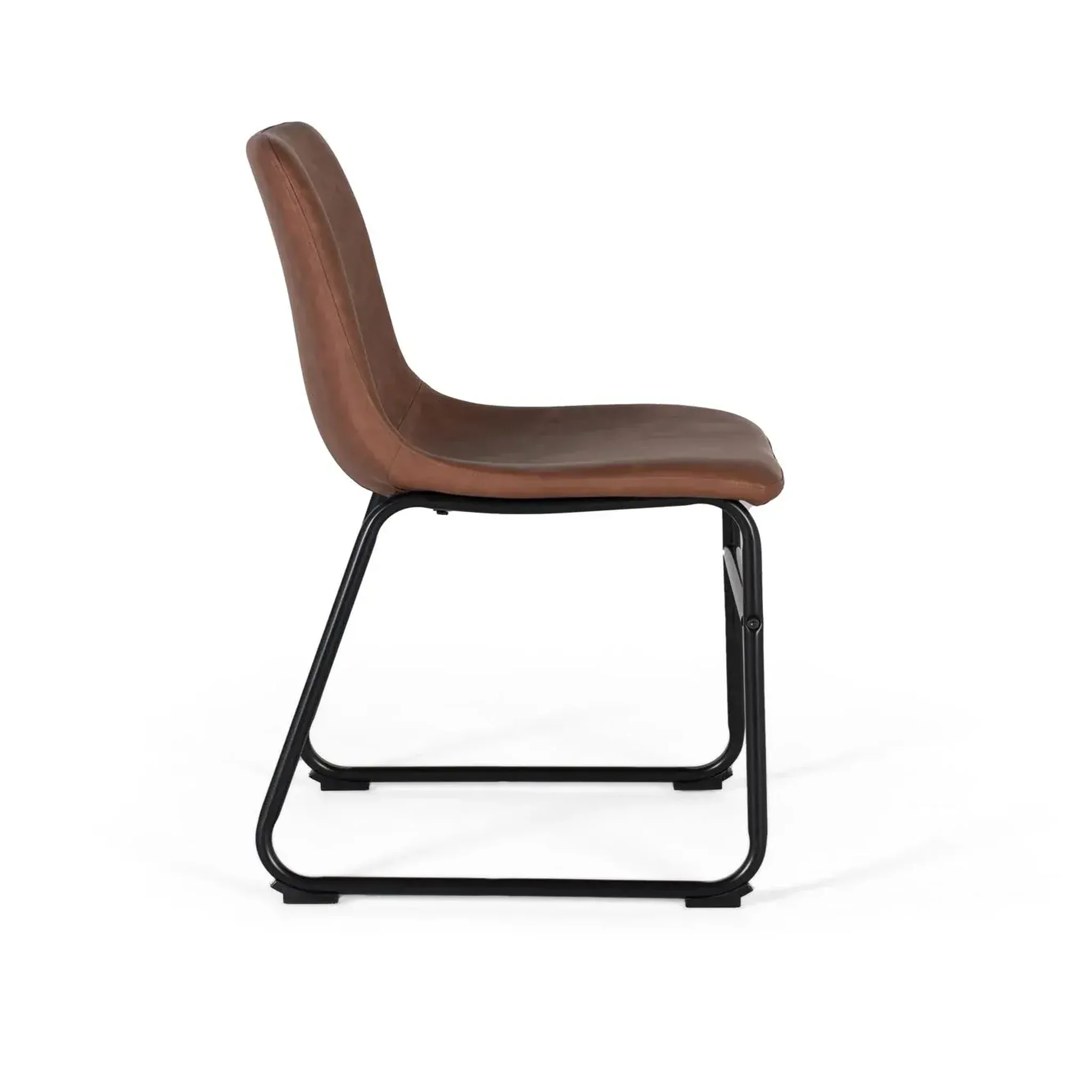 Voir la diapositive 2 : GINER Y COLOMER SL Lot de 4 chaises de revêtement pu 58 cm style contemporain