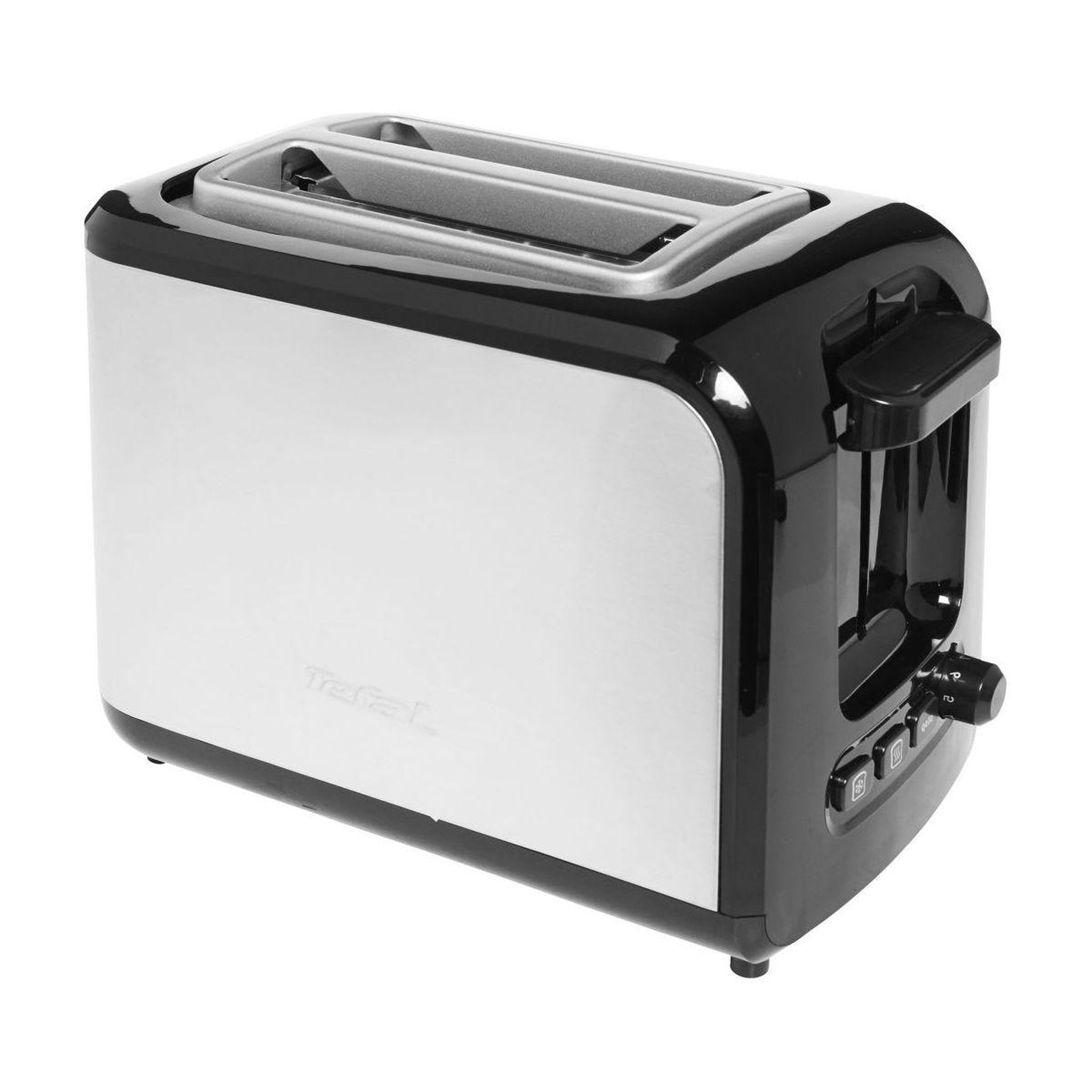 Voir la diapositive 3 : TEFAL Grille-pain GRILLE-PAIN EXPRESS 2 FENTES INOX NOIR