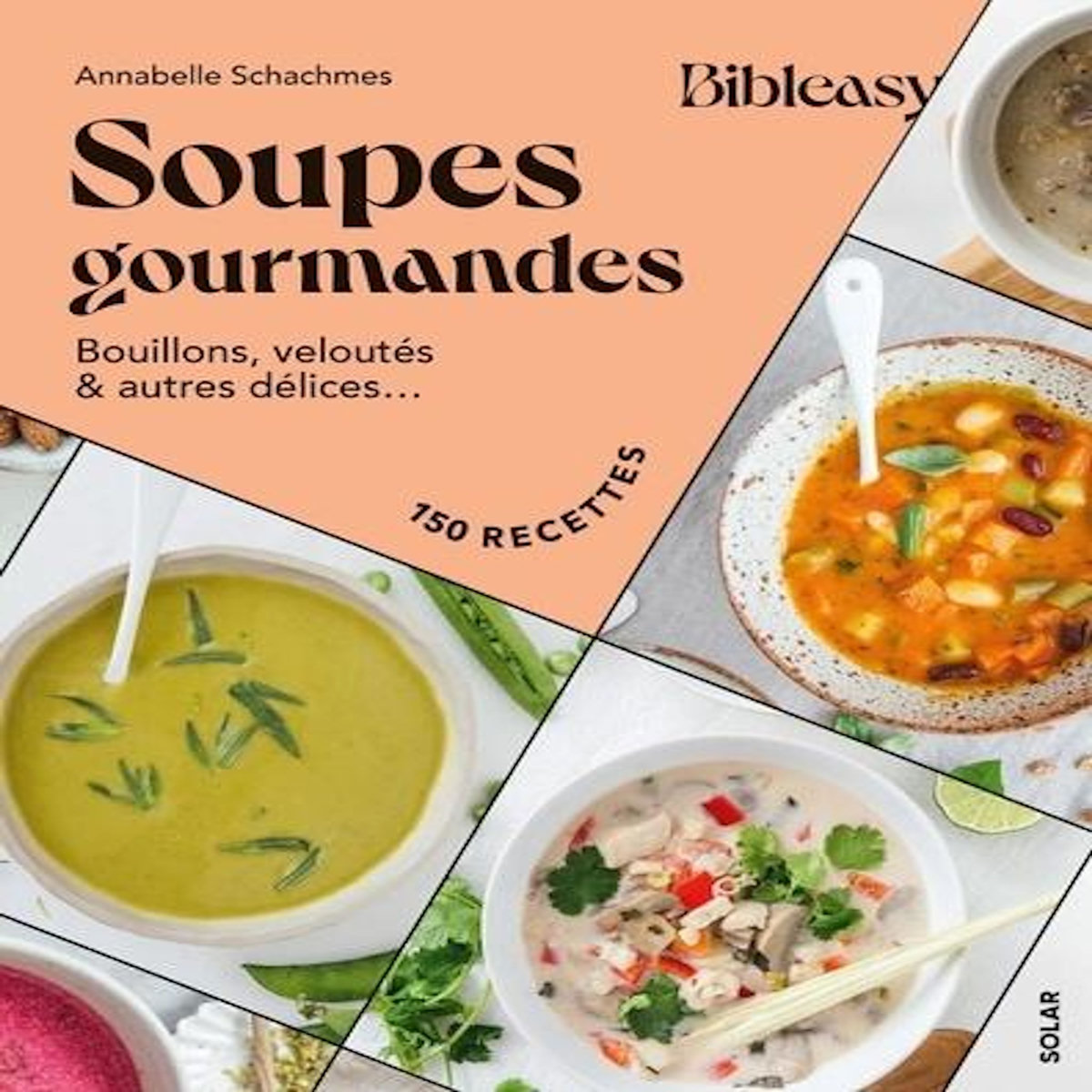 SOUPES GOURMANDES. BOUILLONS, VELOUTES & AUTRES DELICES... 150 RECETTES, Schachmes Annabelle