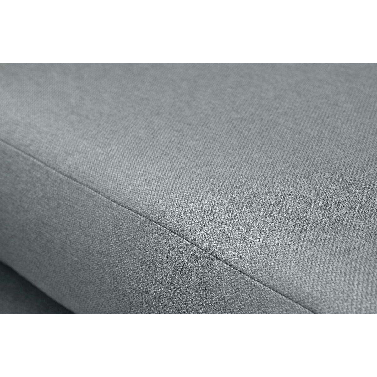 Canapé d'angle gauche convertible en tissu avec coffre 5 places NOA