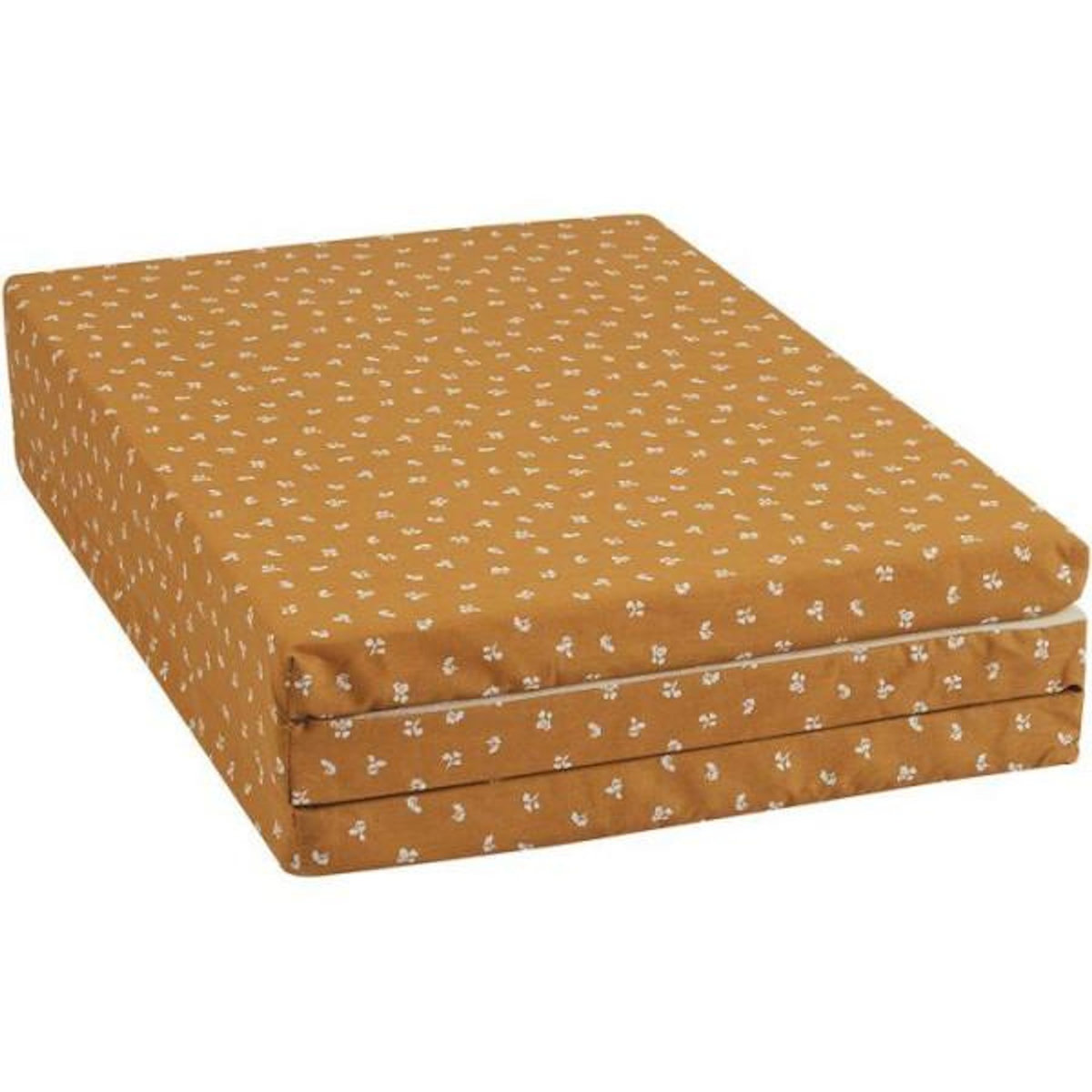 CANDIDE Matelas de voyage - 120 x 60 cm - Ep. 4 cm - Pliant - Camel - CANDIDE
