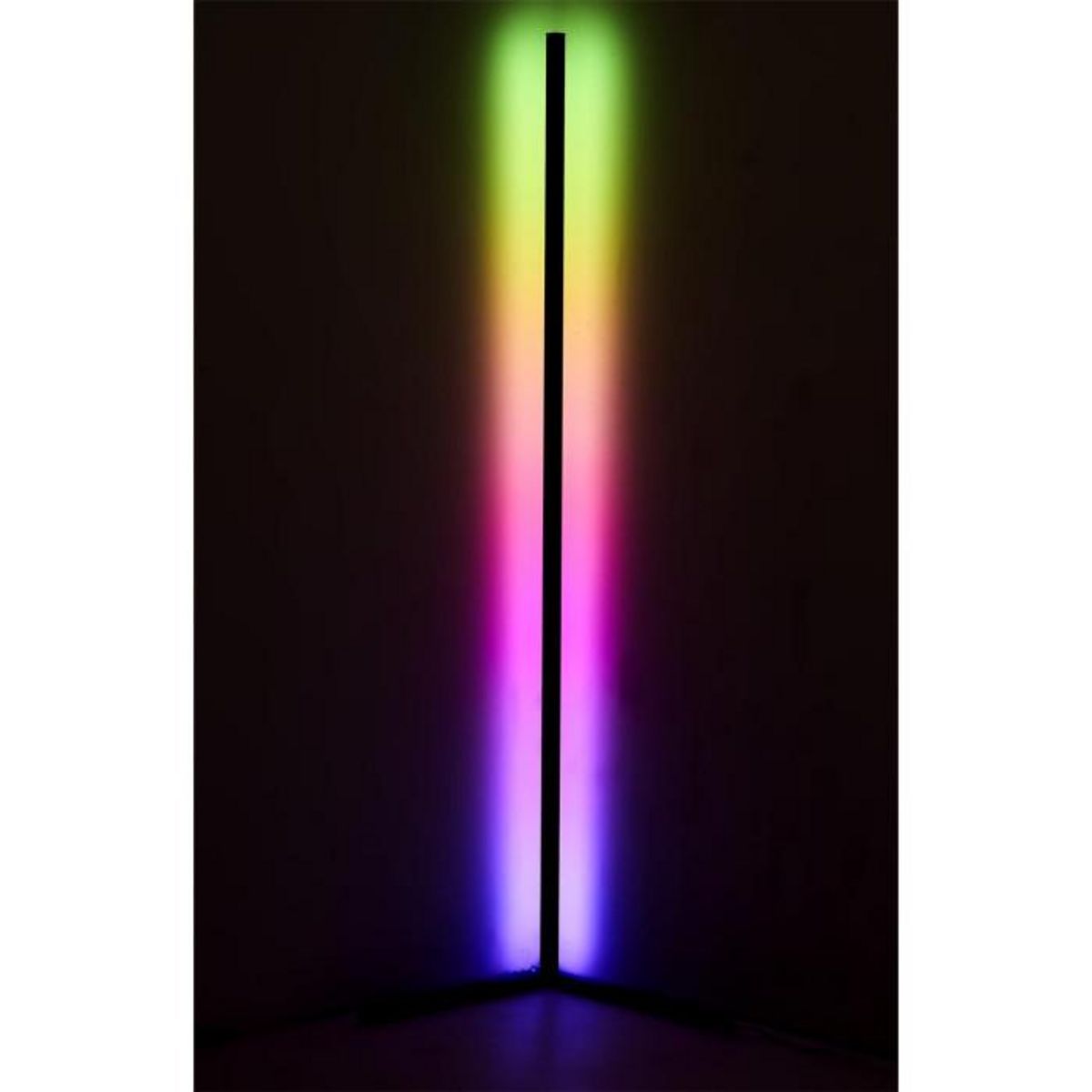 Paris Prix Lampe d'Angle Tube  LED  140cm Noir