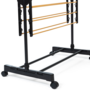 Voir la diapositive 6 : ID MARKET Séchoir à linge vertical pliable 3 niveaux MAXIMA capacité 20M noir et effet bois