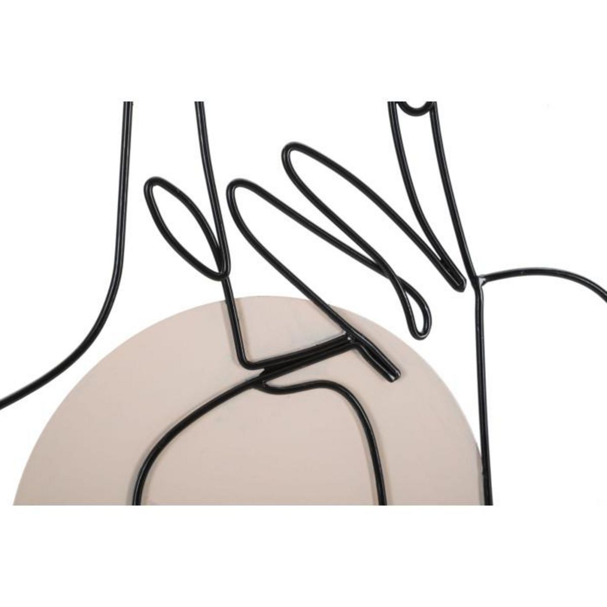 Paris Prix Décoration Murale en Métal  Lady Color  80cm Multicolore