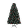 Voir la diapositive 3 : VIDAXL Sapin de Noël artificiel 300 LED 210 cm