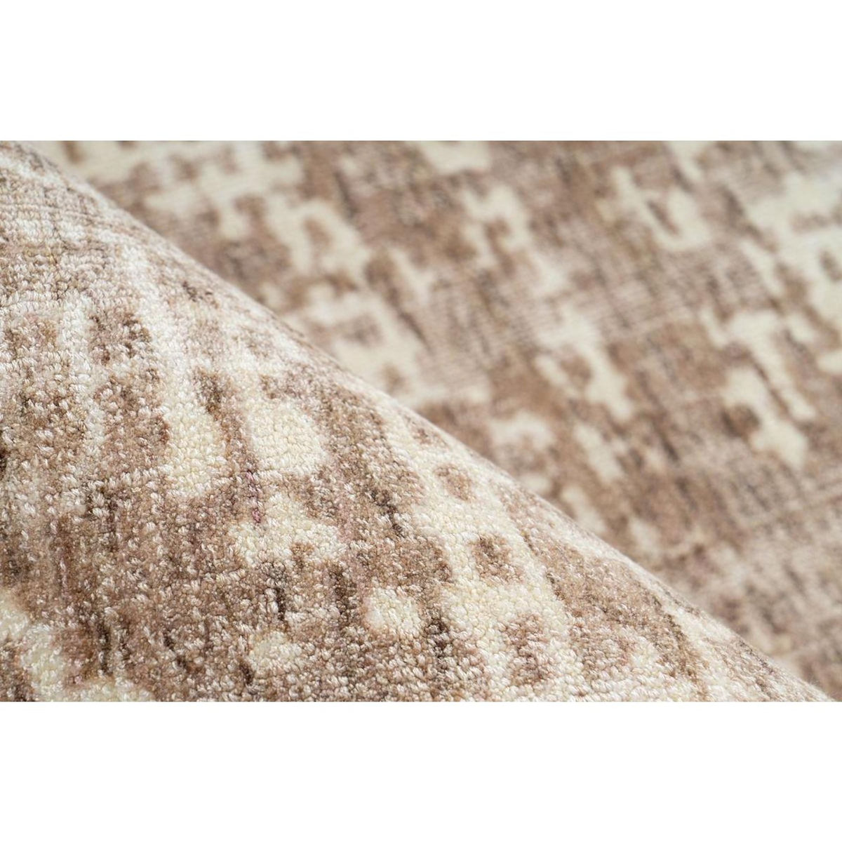 Paris Prix Tapis Tissé à Poils Courts  Puerto  Beige & Crème