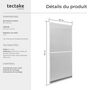 Voir la diapositive 6 : tectake Moustiquaire pour portes blanc