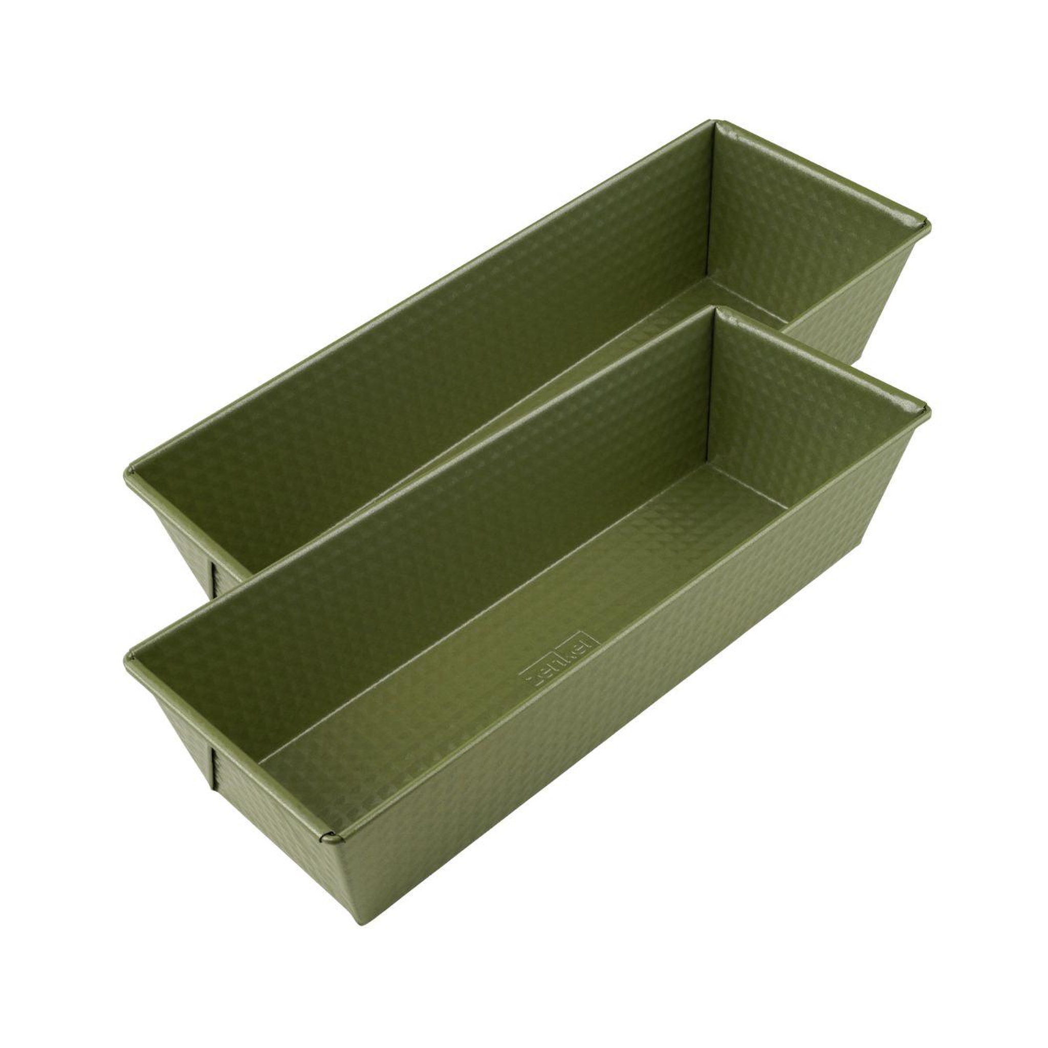 ZENKER Lot de 2 moules à gâteaux 30/30 cm en acier zenker green vision