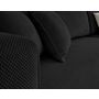 Voir la diapositive 4 : BEST MOBILIER Topaze - canapé d'angle réversible - 4 places - convertible avec coffre - en velours texturé