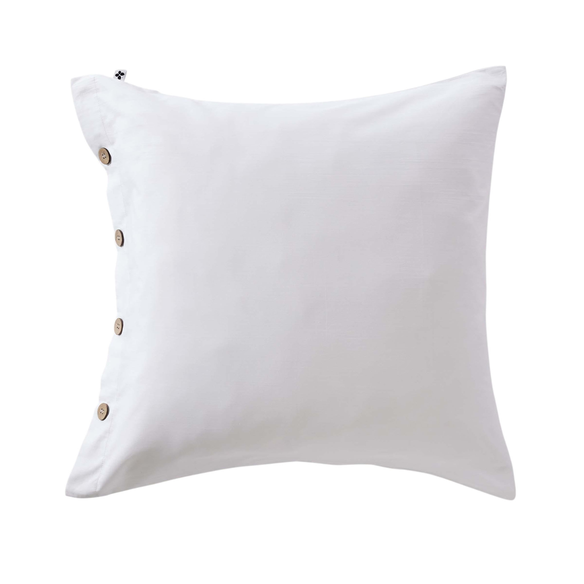 Voir la diapositive 1 : Eden Taie en percale de coton perrine