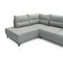Voir la diapositive 3 : LISA DESIGN Arya - canapé d'angle convertible - avec coffre - 5 places - style contemporain - gauche