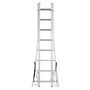 Voir la diapositive 3 : HAILO Echelle 3 plans 5m90 en aluminium - HOBBYSTEP