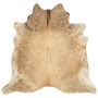 Voir la diapositive 2 : VIDAXL Tapis en peau de vache véritable beige 180x220 cm