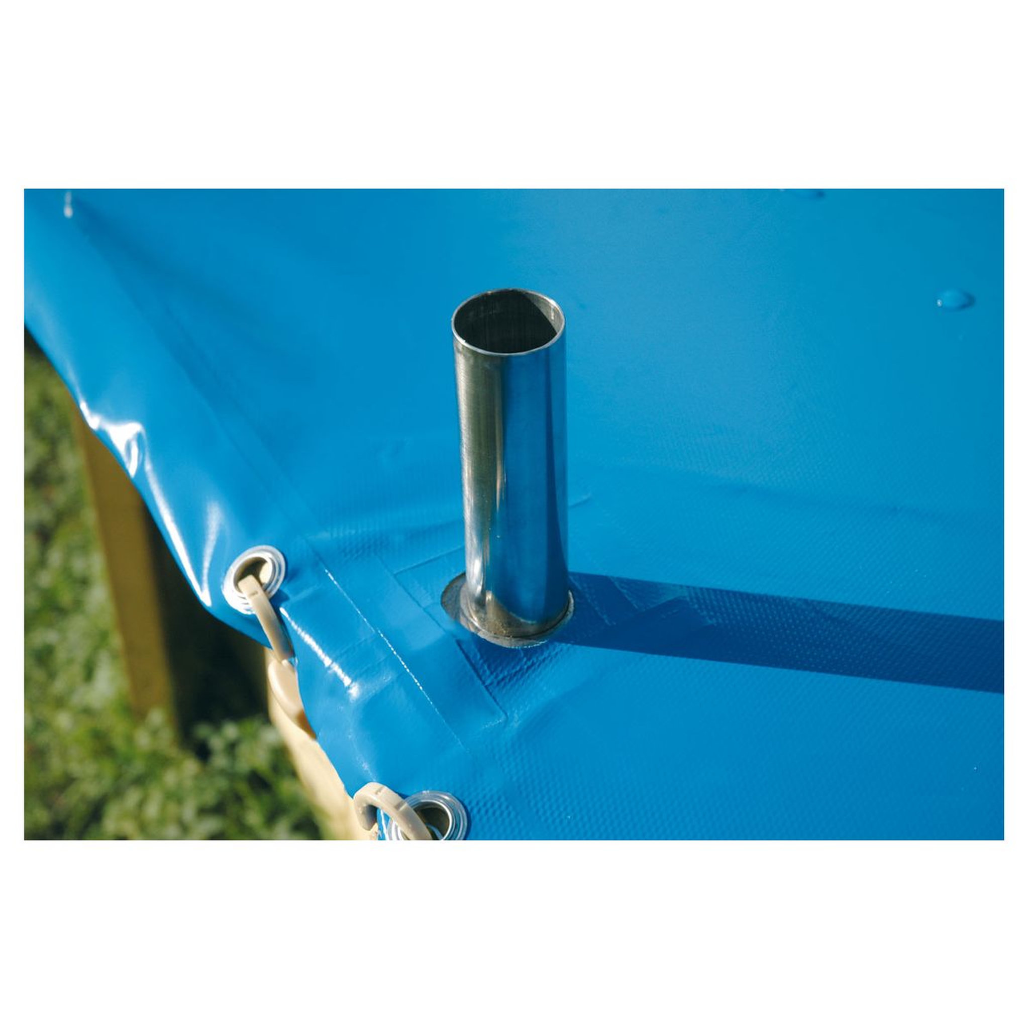 Voir la diapositive 2 : UBBINK Bâche de sécurité pour piscine -  350x505cm