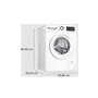 Voir la diapositive 5 : BOSCH Lave-linge frontal 9kg 1400 tours/min blanc - WGG244F1FR