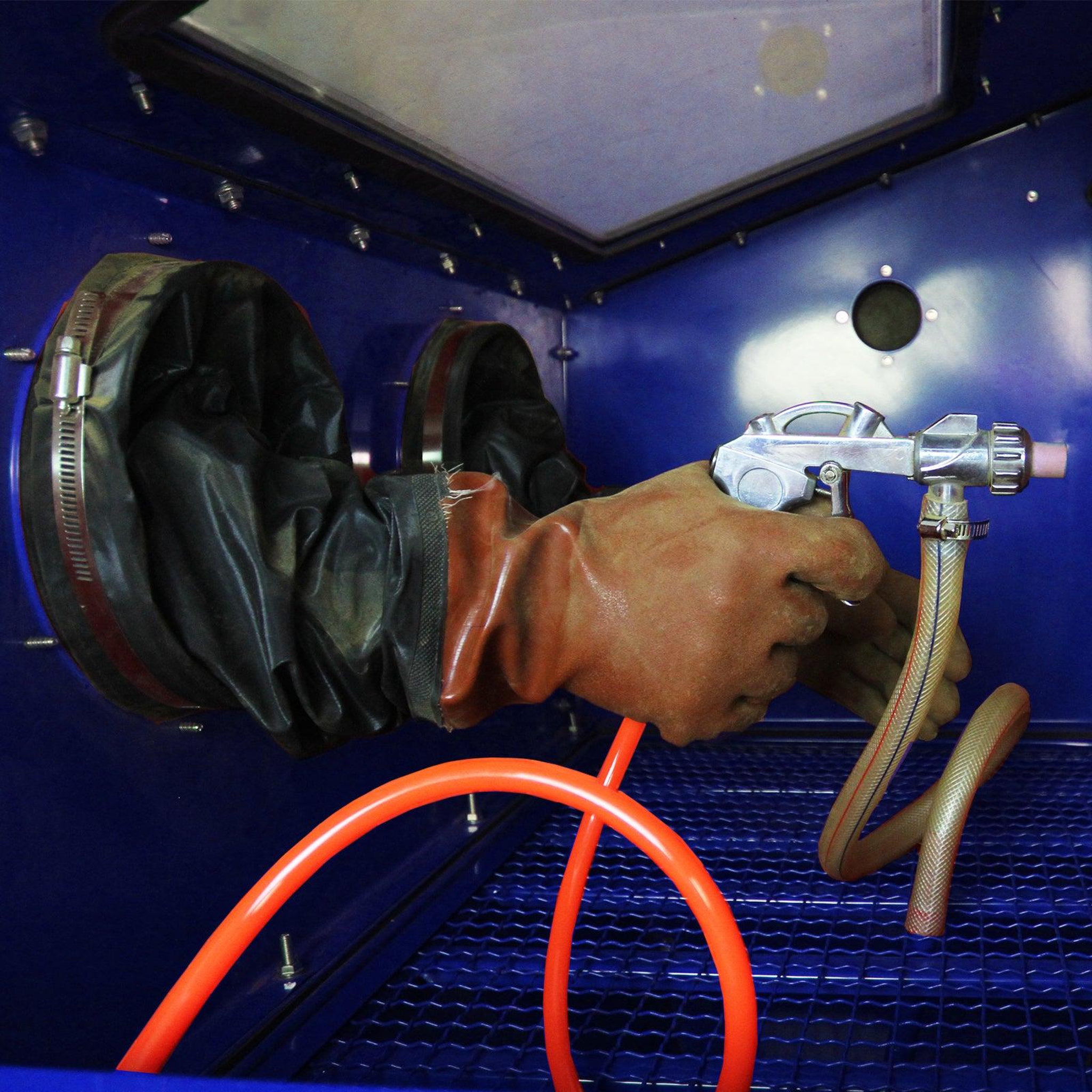 Voir la diapositive 4 : MAXBLAST Cabine de sablage 220 l