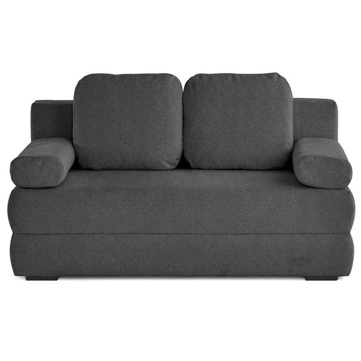 BEST MOBILIER Nora - canapé 3 places convertible avec coffre en tissu texturé