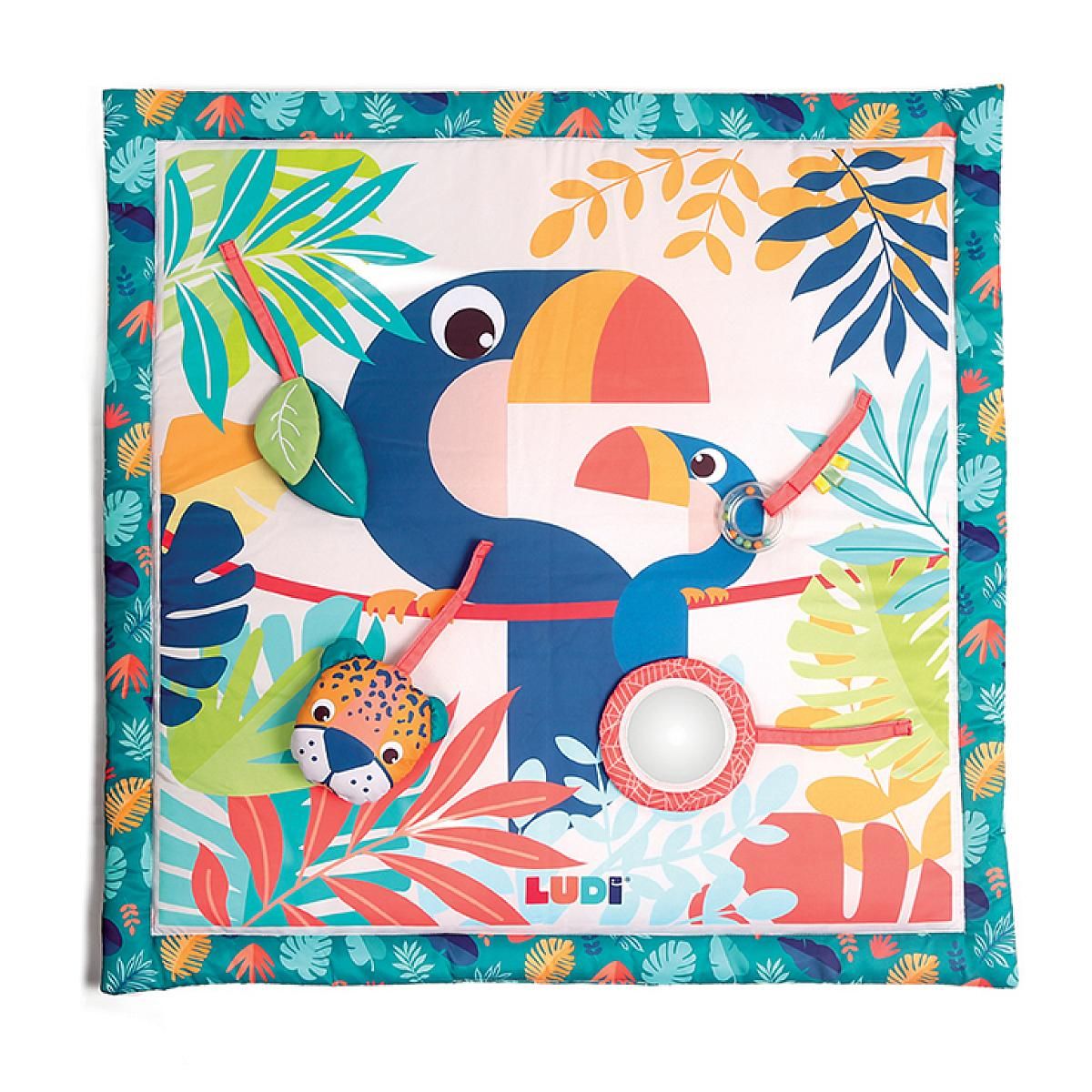 LUDI Tapis d eveil moelleux - Toucan