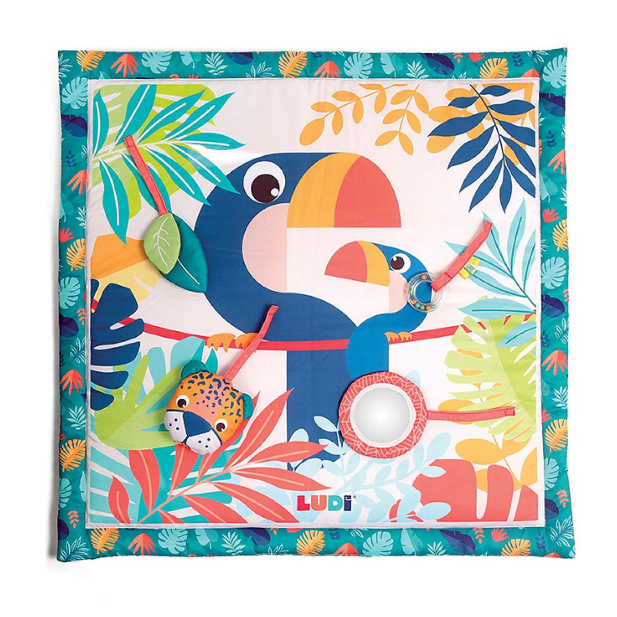 LUDI Tapis d eveil moelleux - Toucan