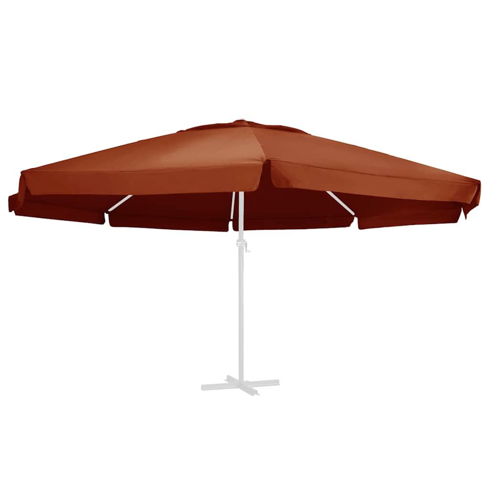 Voir la diapositive 2 : VIDAXL Tissu de remplacement de parasol d'exterieur Terre cuite 610 cm