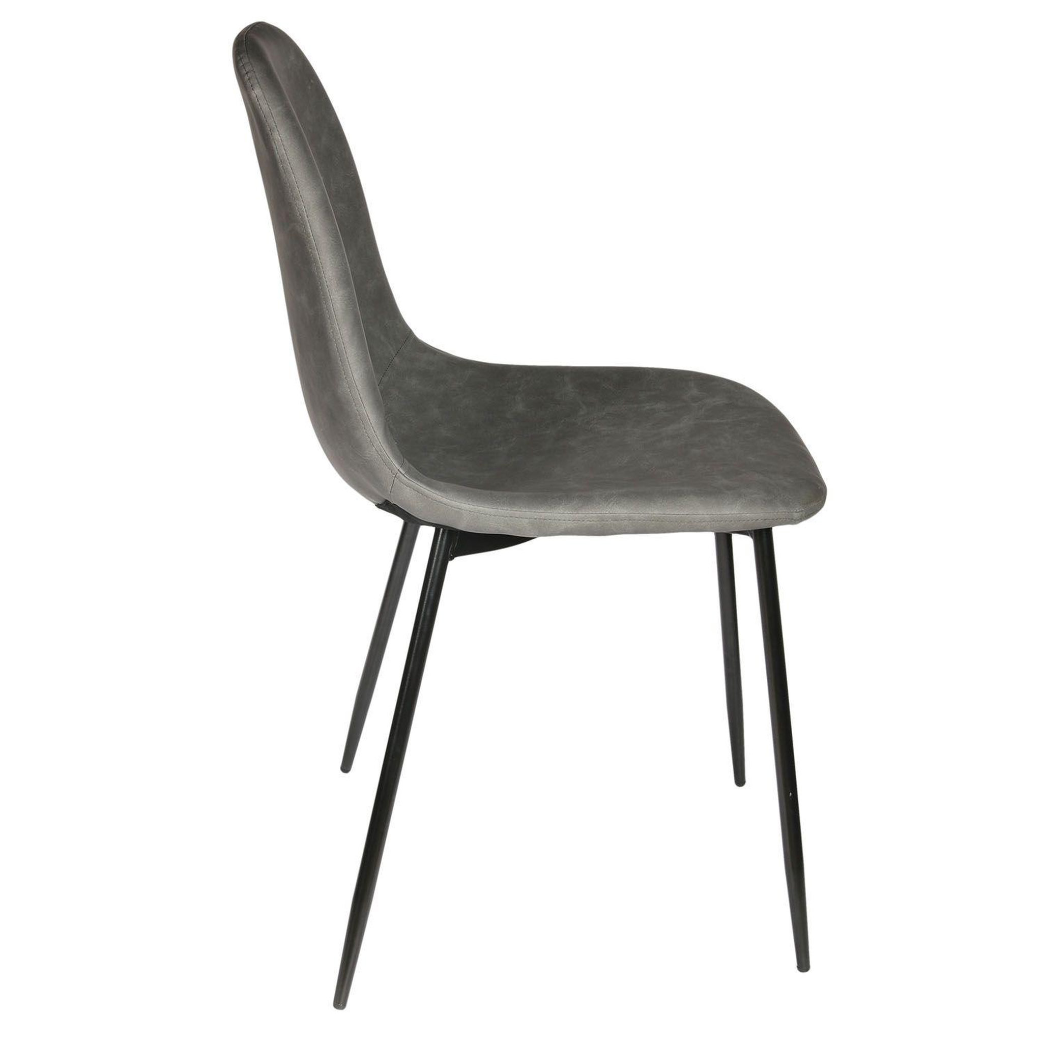 Voir la diapositive 3 : TOILINUX 2 chaises design vintage amber