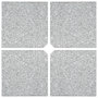 Voir la diapositive 3 : VIDAXL Plaques de poids de parasol 4 pcs Granit Gris Carre 100 kg