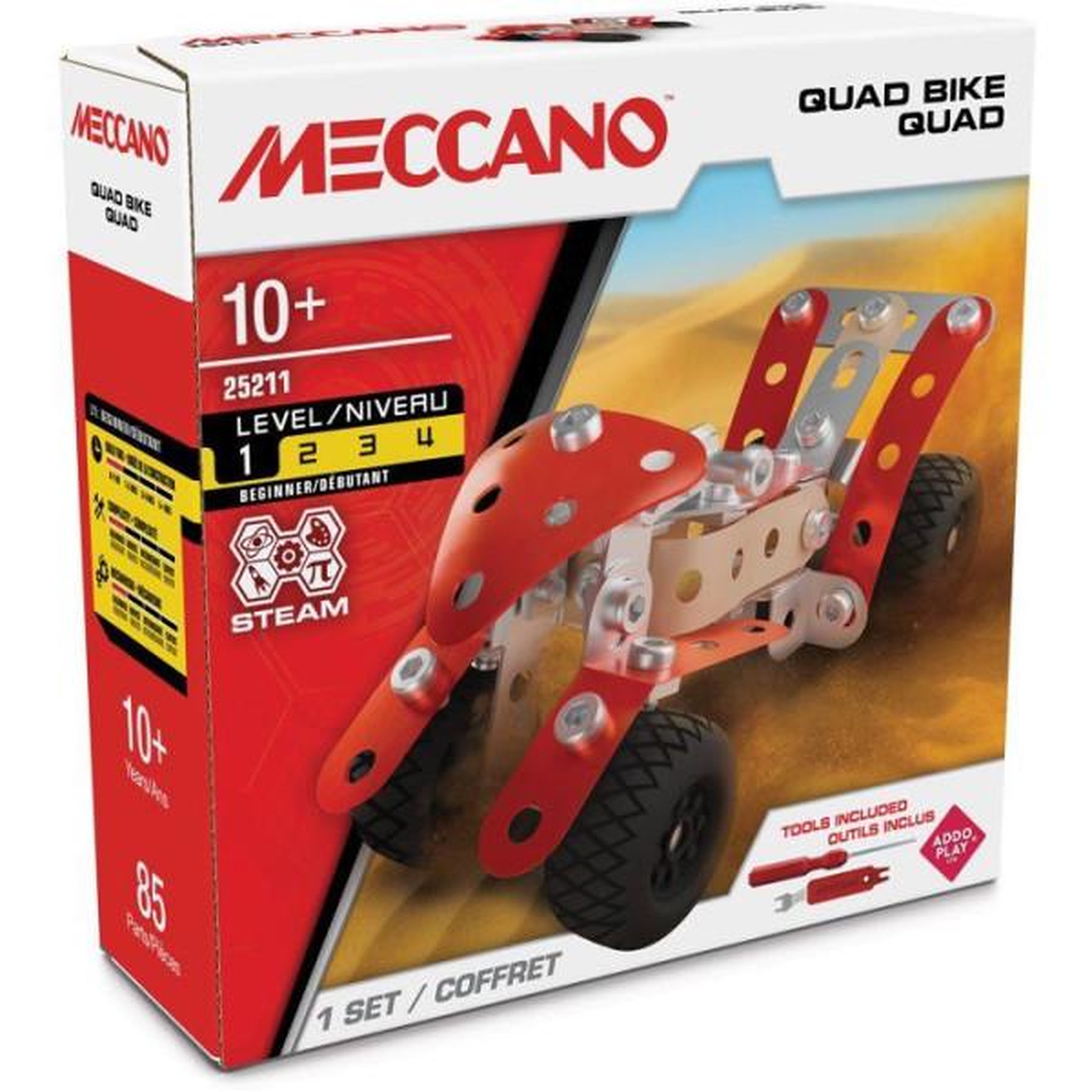 Meccano Meccano - BANDAI - Coffret de construction - Quad - APM11114