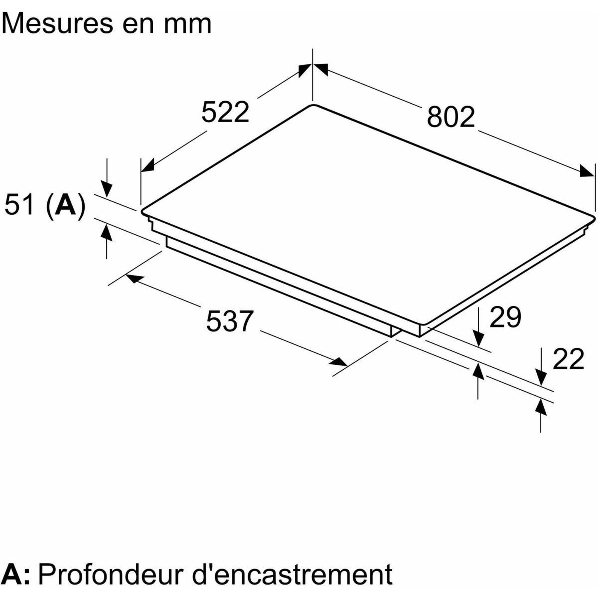 Voir la diapositive 5 : BOSCH Plaque induction PVW831HC1E