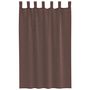 Voir la diapositive 4 : VIDAXL Rideaux en voile avec passe-tringles 2 pcs marron