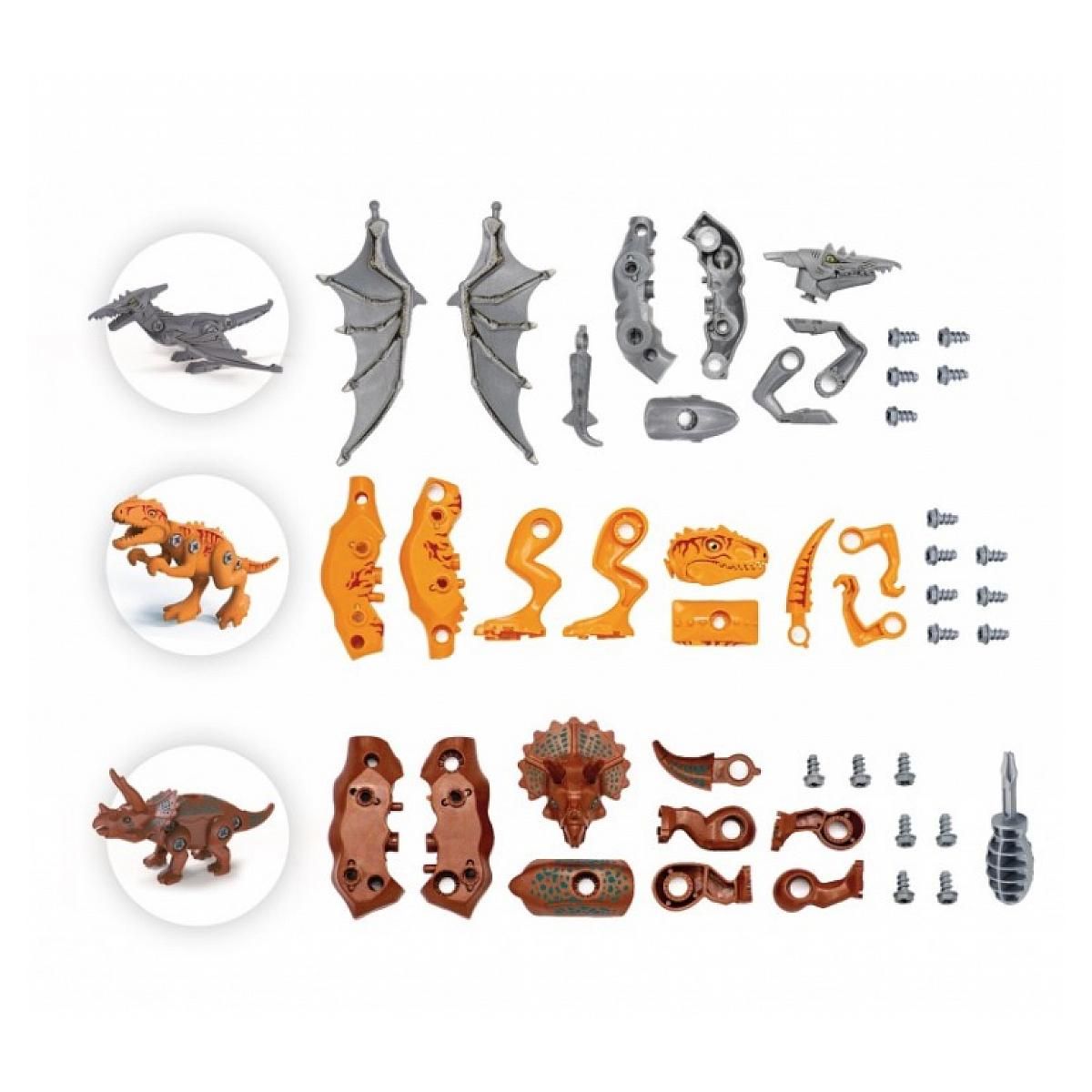 BUKI Dinos a assembler - Coffret avec 3 dinosaures