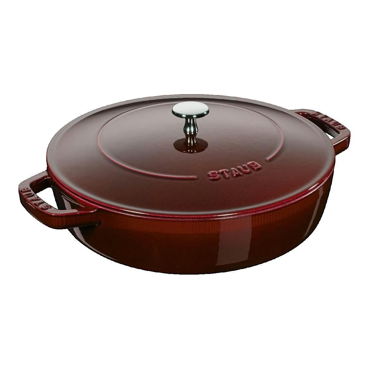 Staub Sauteuse Staub Chistera en fonte émaillée 24 cm Grenadine