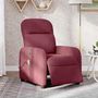 Voir la diapositive 2 : VIDAXL Fauteuil de massage inclinable electrique Rouge bordeaux Tissu