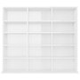 Voir la diapositive 4 : VIDAXL Armoire a CD Blanc brillant 102x23x89,5 cm Bois d'ingenierie