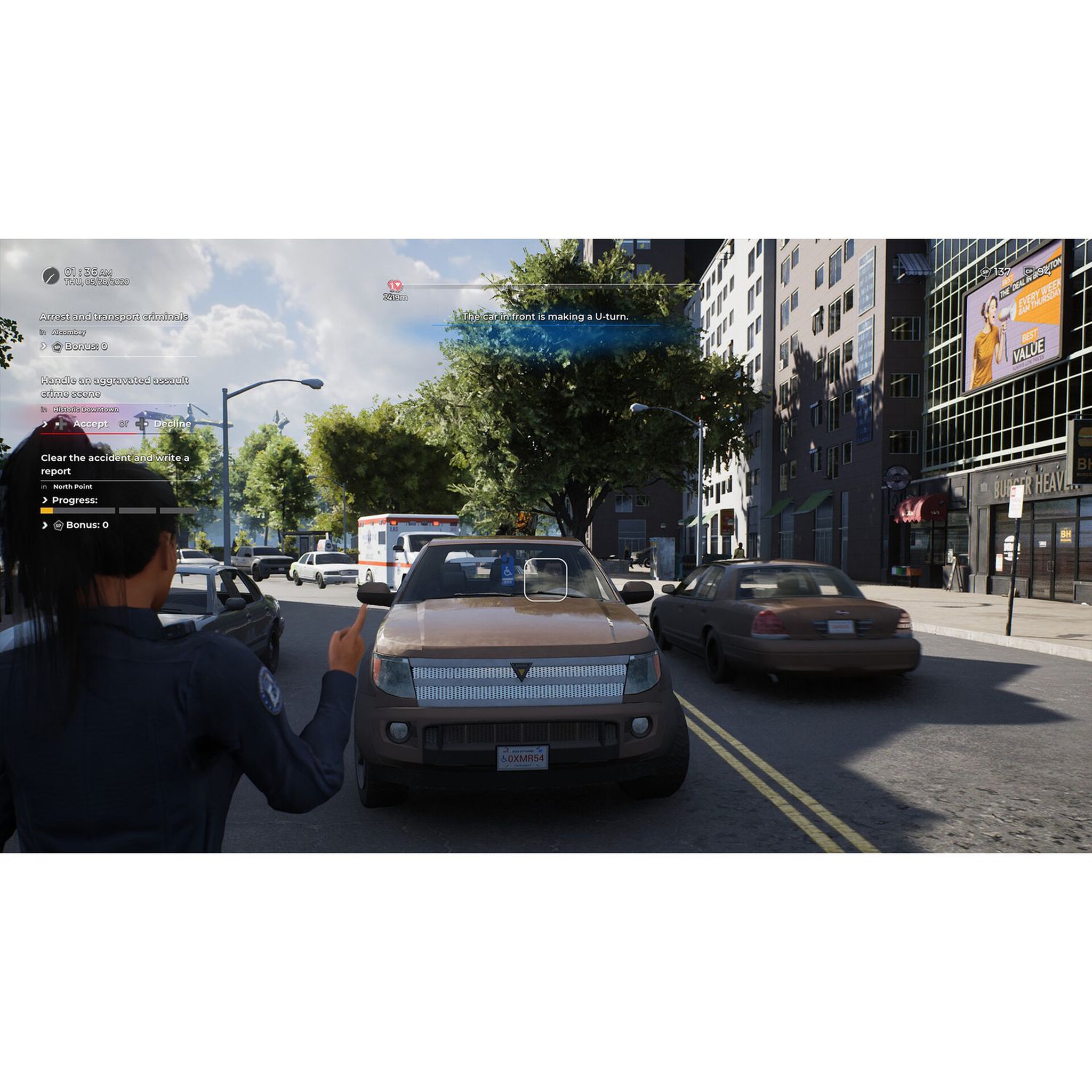 Voir la diapositive 4 : Police Simulator: Patrol Officers PS5