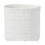 Voir la diapositive 1 : Paris Prix Cache Pot en Ciment  Tissage  25cm Blanc