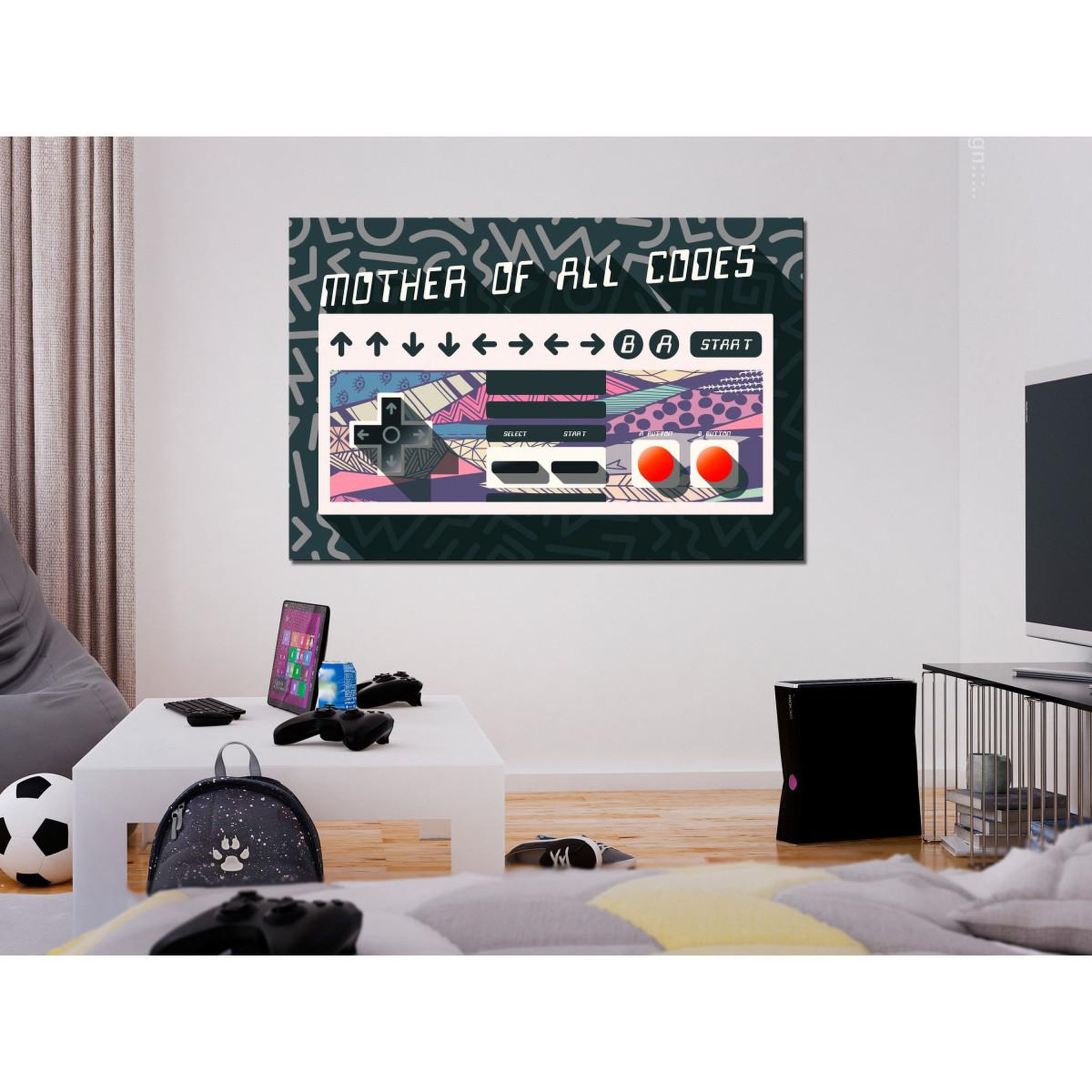 Voir la diapositive 2 : Paris Prix Tableau imprimé  mother of all codes wide