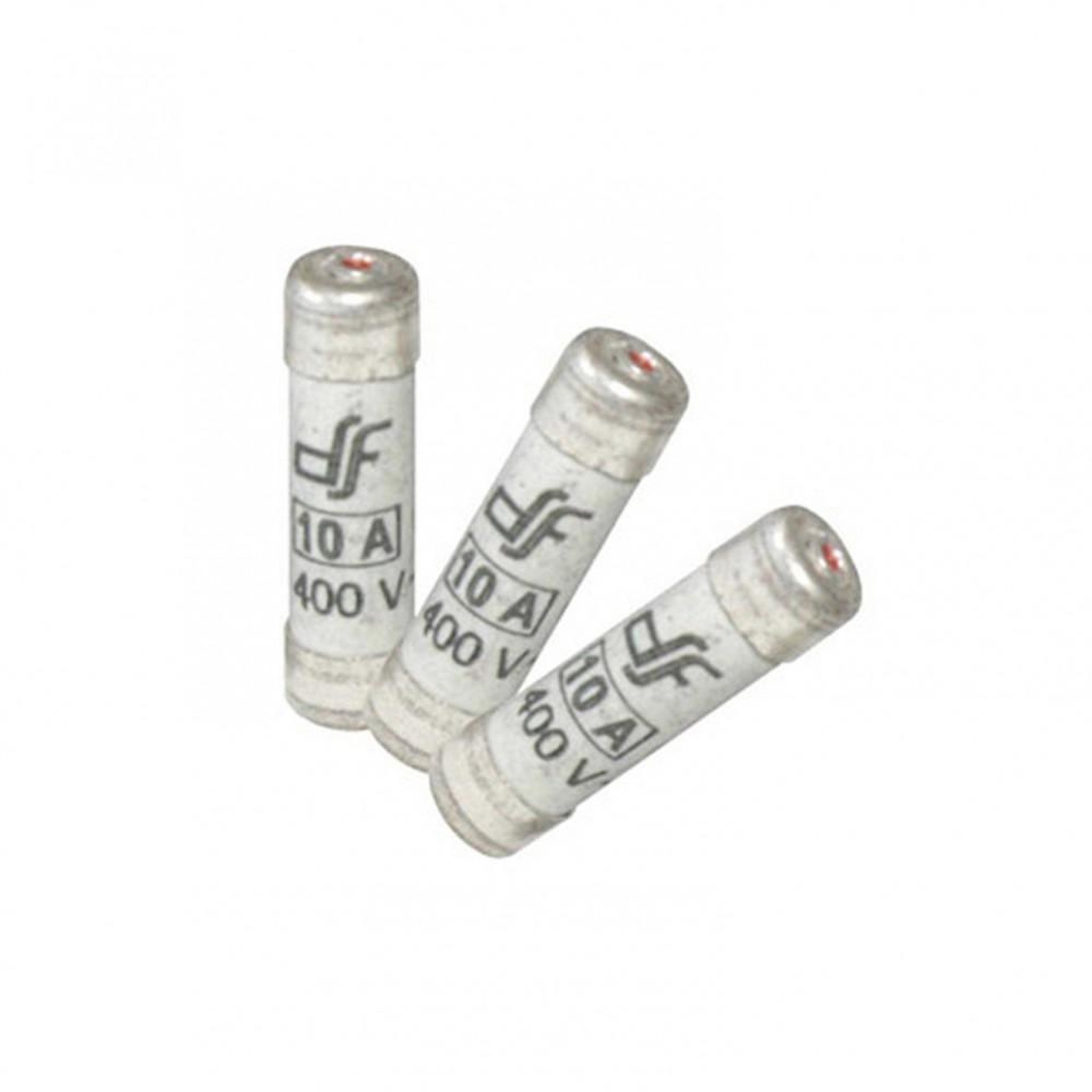 CENTRALE BRICO Lot de 3 fusibles céramique 10 A, 8.5 x 31.5 mm
