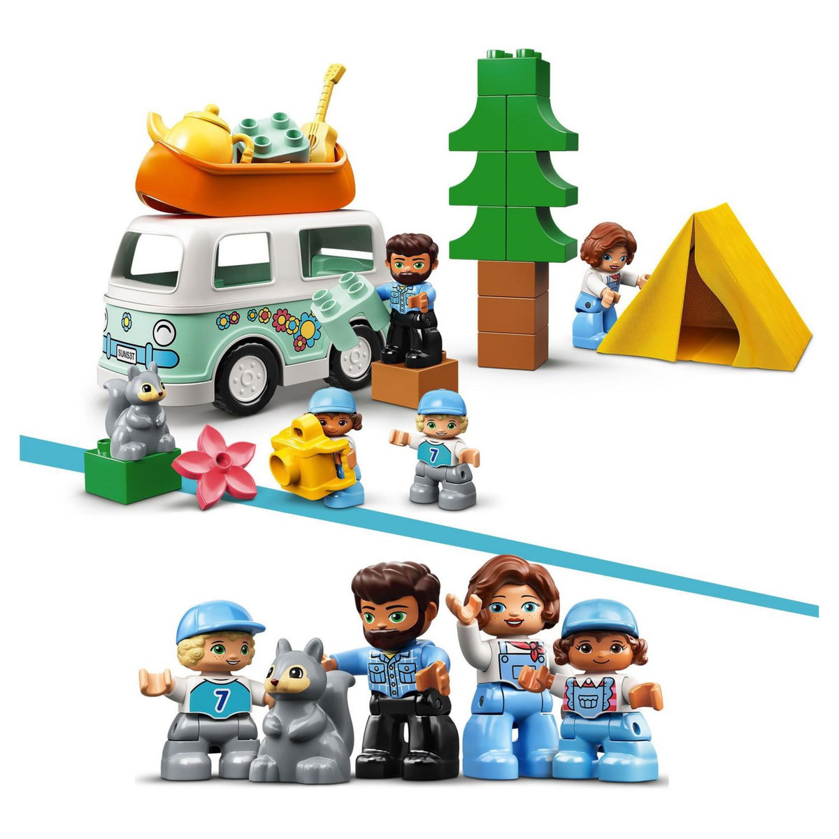 LEGO DUPLO Ma ville 10946 - Aventures en camping-car en famille