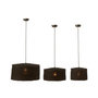 Voir la diapositive 2 : Paris Prix Lot de 3 Lampes Suspension  Moonj  50cm Noir