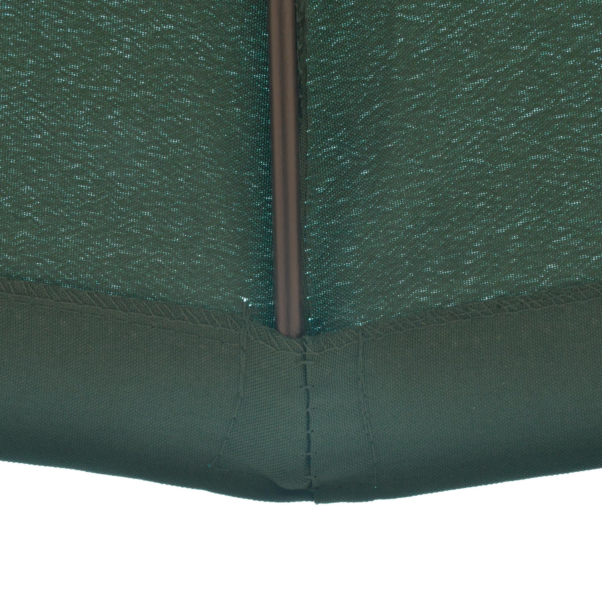 Voir la diapositive 5 : OUTSUNNY Parasol inclinable rond avec manivelle métal fibre de verre Ø 2,55 m polyester haute densité vert