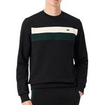 Lacoste Sweat /Vert Homme Lacoste SH5498. Coloris disponibles : Noir