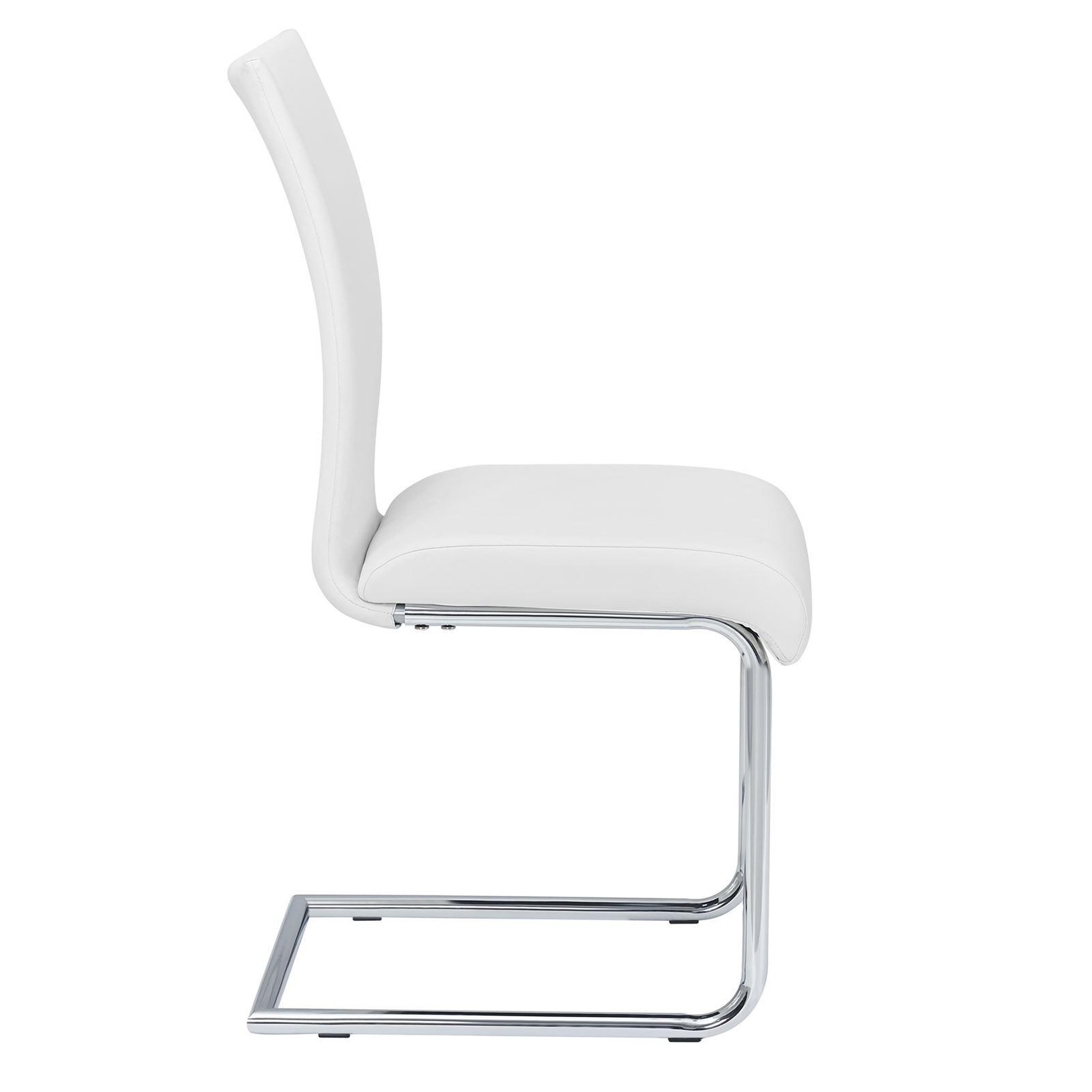 Voir la diapositive 3 : IDIMEX Lot de 4 chaises aladino, en synthétique