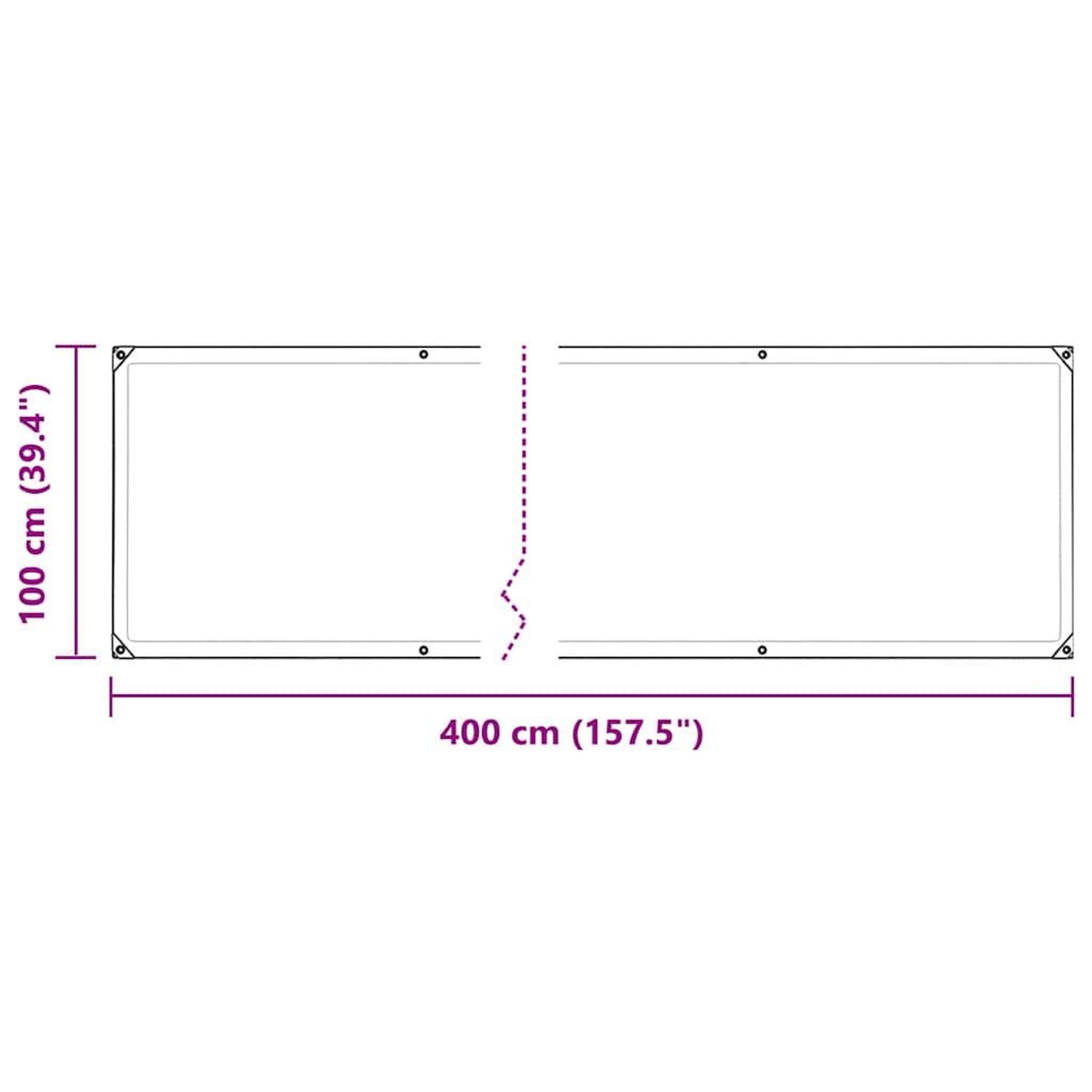 Voir la diapositive 6 : VIDAXL Bache transparente avec œillets 1x4 m polyethylene