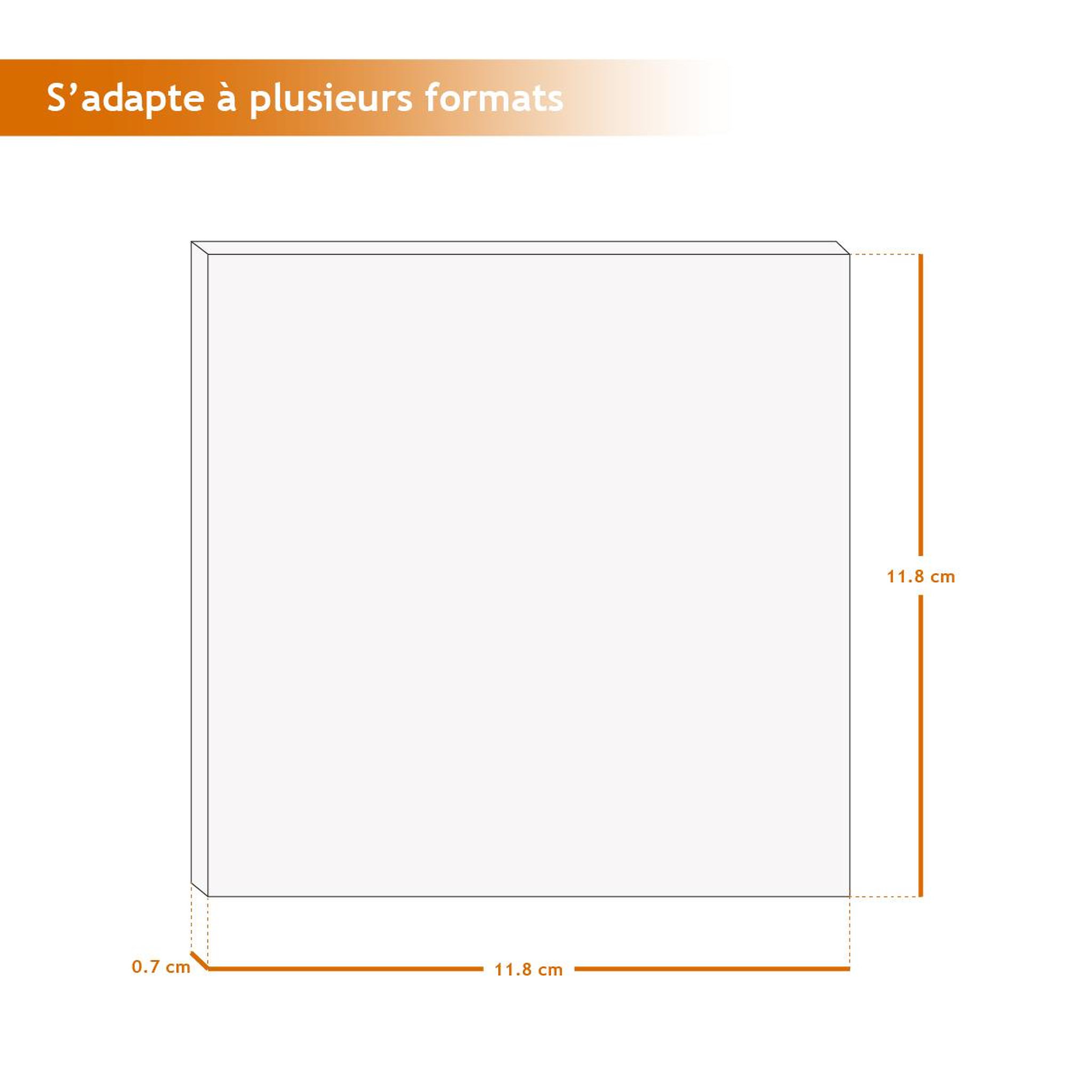 Voir la diapositive 2 : LINXOR Lot de 5 filtres à charbon actif pour composteur, poubelle à compost - Carré